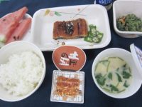 土用の丑の日行事食（R3年度）