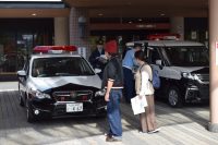 パトカーの展示